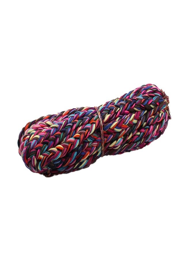 BOBBINY | Braided Choti Macrame Cotton Thread for Macrame DIY, Garments, Crafting and Other Projects | Multicolor | 10mm,10Mtr. - Image 1